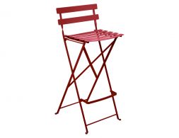 Bistro Foldablebarchair_OCRE_ROUGE