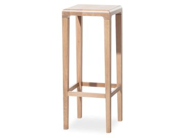 Rioja Natural Oak High Bar Stool by Lounge Design Group for TON image