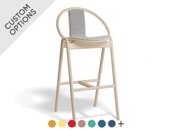 Again Stool Fully Upholstered Seat by Alex Gufler for TON image