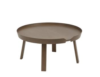 Stained Dark Brown Around Coffee Table Large by Bentzen for Muuto image
