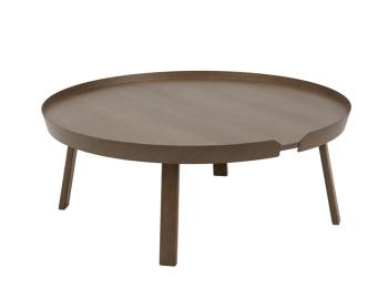 Stained Dark Brown Around Coffee Table XL by Bentzen for Muuto image