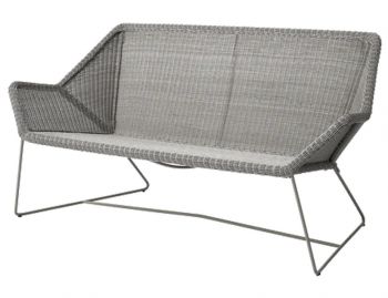 Breeze Taupe 2 Seat Sofa No Cushion by Strand & hvass For Cane-line image