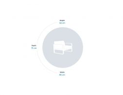 Bellevie Armchair Measurments