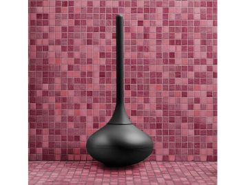 Black Ballo Toilet Brush by Jozeph Forakis for Normann Copenhagen image