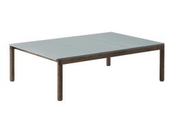 Couple Coffee Table 120 Light Blue Dk Oil Plain