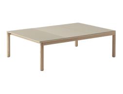 Couple Coffee Table 120 Sand Oak 1