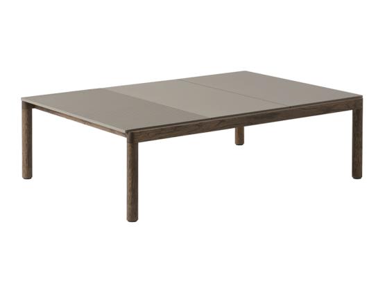 Couple Coffee Table 120 Taupe Dk Oil 1