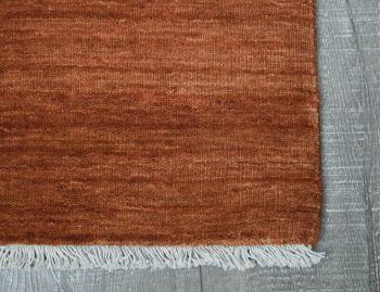 Diva Ochre Handloom Knotted Wool Rug  image