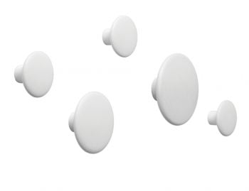 White The Dots (Set of 5) by Lars Tornoe for Muuto image