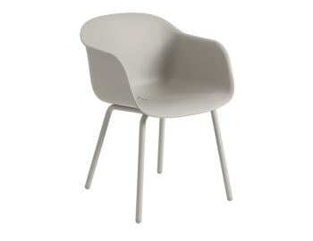 Fiber Side Outdoor Armchair in Grey by Iskos Berlin Muuto image