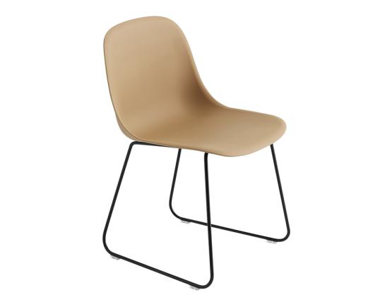 Fiber Chair Ochre Sled