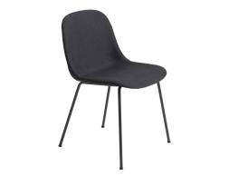 Fiber Chair Upholstered Blk 0393
