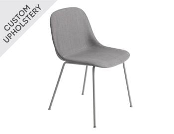 Fiber Side Chair Upholstered with Tube Base by Iskos Berlin for Muuto image