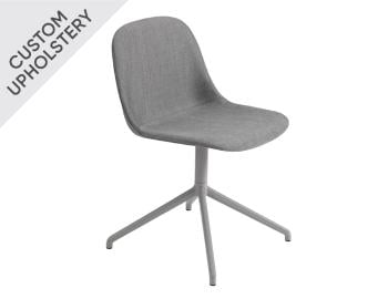 Fiber Side Chair Upholstered with Swivel Base by Iskos Berlin for Muuto image