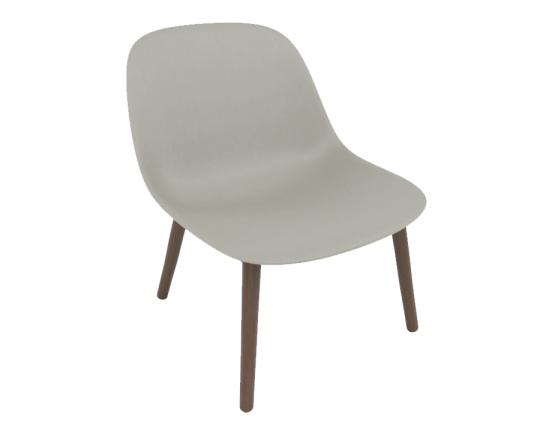 Fiber Lounge Chair Wood 9