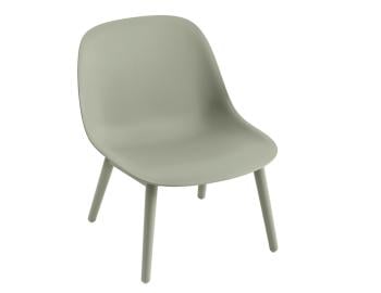 Fiber Lounge Chair with Wood Base by Iskos Berlin Muuto image