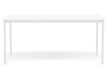Base Table in White Laminate with White ABS Edge and White Legs by Muuto  image