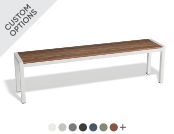 Moonah Custom Outdoor Bench Seat Solid Spotted Gum - Made in Melbourne image