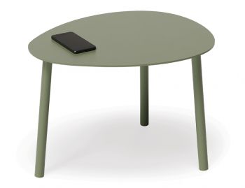 Cetara Outdoor Side Table Matt Pale Eucalyptus Green by Bent Design image