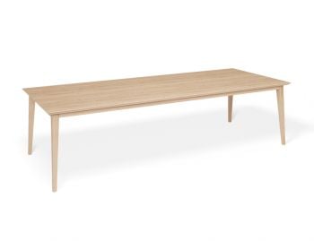 Natural Jylland Solid European Oak 280 x 110cm Dining Table by Mads Johansen for TON image