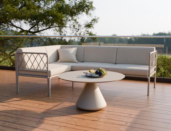 L 1 Kora Coffeetable 90cm Latte