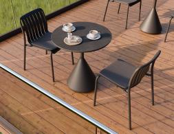 L 3 Kora Cafetable Charcoal Basalt