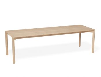 Lasu Natural Solid Oak 260cm X 110cm Dining Table by Alex Gufler for TON image