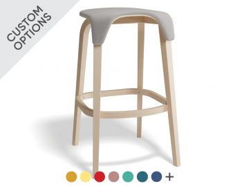 Leaf Stool with Upholstered Seat by E-ggs for TON image
