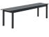 Linear Steel Bench / 170 X 34 CM / Anthracite Black image