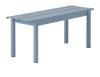 Linear Steel Bench / 110 X 34 CM / Pale Blue