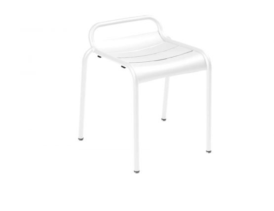 Luxembourg Stool Cotton White