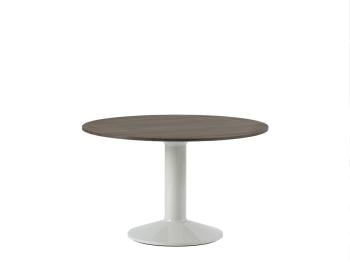 Midst Round Table 120cm - Dark Oiled Oak - by taf studio image