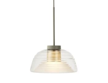 Two Layer Pendant Lamp in Olive by Thomas Bentzen for Muuto image