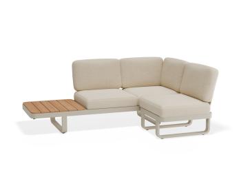 Delmar Config D - Outdoor Modular Sofa in Latte - Husk Cushions by Bent Design image