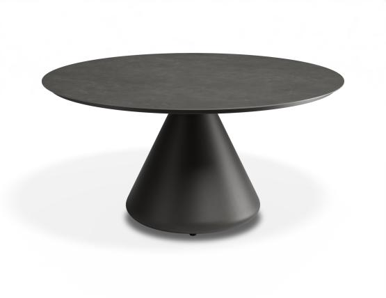 P 1 Kora Coffeetable 90cm Charcoal Basalt