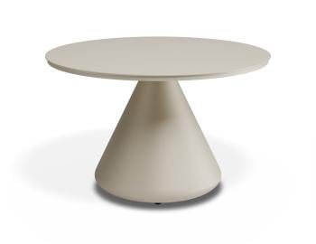 Kora Outdoor Coffee Table 71cm Dia Matt Latte by Bent Design image