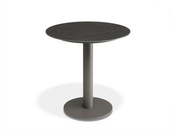 Loma Outdoor Side Table Charcoal with Basalt Ceramic Top by Bent Design image