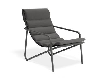 Paloma Charcoal Outdoor Lounge Chair by Bent Design image