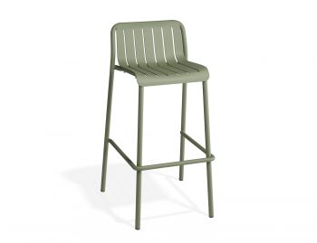 Roku Outdoor Bar Stool Matt Eucalyptus Green By Bent Design image