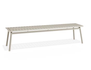 Roku Outdoor Bench 190cm Matte Latte by Bent Design image