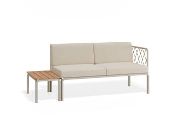 Seville Config F - Latte Outdoor 2 Seater Sofa by Bent Design image