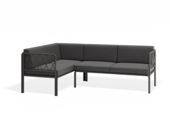 Seville Config A - Charcoal Outdoor Corner Sofa by Bent Design image