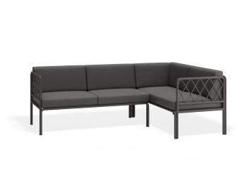 Seville Config B - Charcoal Outdoor Corner Sofa by Bent Design image