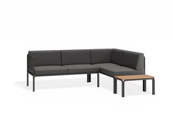Seville Config G - Charcoal Outdoor Corner Sofa by Bent Design image