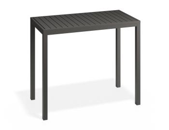 Halki Outdoor High Bar Table Matt Charcoal 125cm x 65cm by Bent Design image