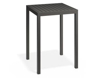 Halki Outdoor High Bar Table Matt Charcoal 77 x 77cm by Bent Design Studio image