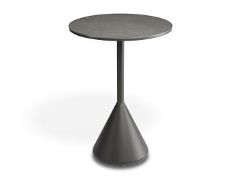 Kora Outdoor High Bar Table Matt Charcoal with Basalt Ceramic Top by Bent Design image