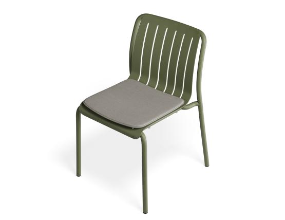 P 5 Roku Diningchair Green Lightgreypad