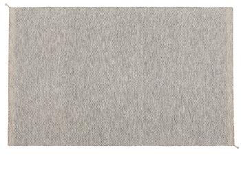 Ply Rug Black/White 100% Recycled Polyester by Margrethe Odgaard for Muuto image