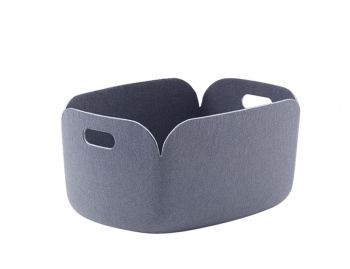 Blue Grey Restore Basket by Mika Tolvanen for Muuto image